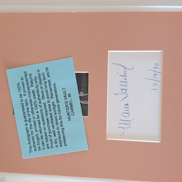 Maria Tallchief Autograph - Picture 3 of 3